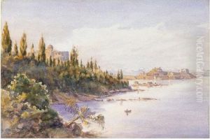 View Of Achilleion, Corfu by Angelos Giallina