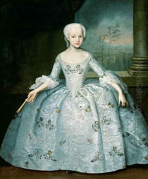 Portrait of Sarah Eleonor Fermor 1740-1824 1749-50 - view 1