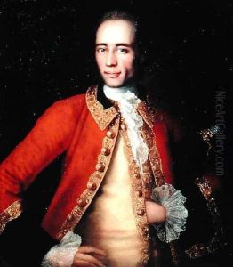 Portrait of Matvey Begichev, 1757 by Ivan Vishnyakov