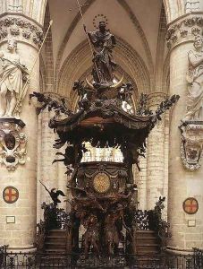 Pulpit by Hendrick Frans Verbruggen