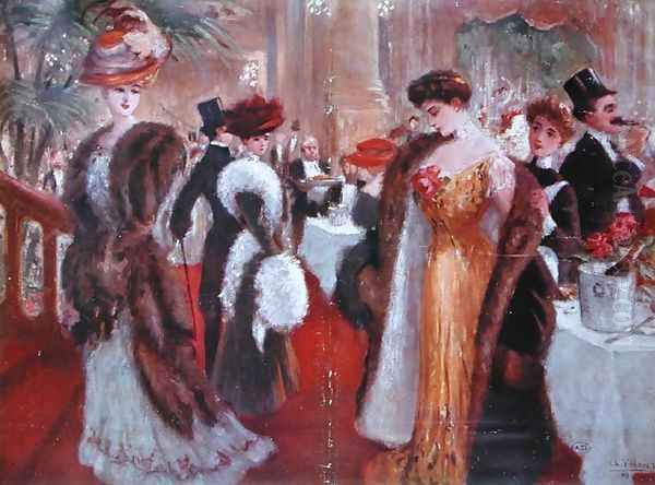 In a Restaurant, 1908 - view 1