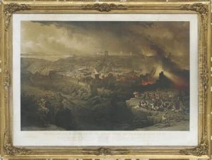The Destruction Of Jerusalem by Louis Haghe