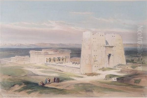 Temple Of Edfou-ancient Appolinopolis-upper Egypt - view 1