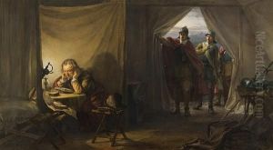 Cromwell At Prayer Before Battle
