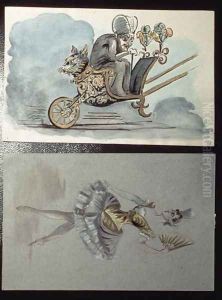 Costume designs for the ballet The Sleeping Beauty by Tchaikovsky 1840-93 c.1890 by Ivan Vsevolozhsky