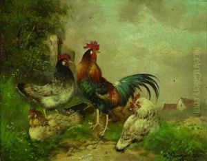 Huhnerhof. by Max I Hanger