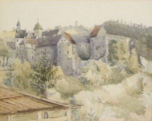 A Rhineland Castle by James Duffield Harding
