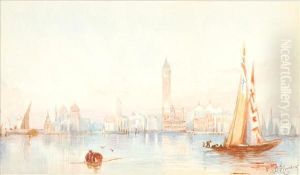 A View Onthe Grand Canal Near Santa Maria Della Salute, Venice