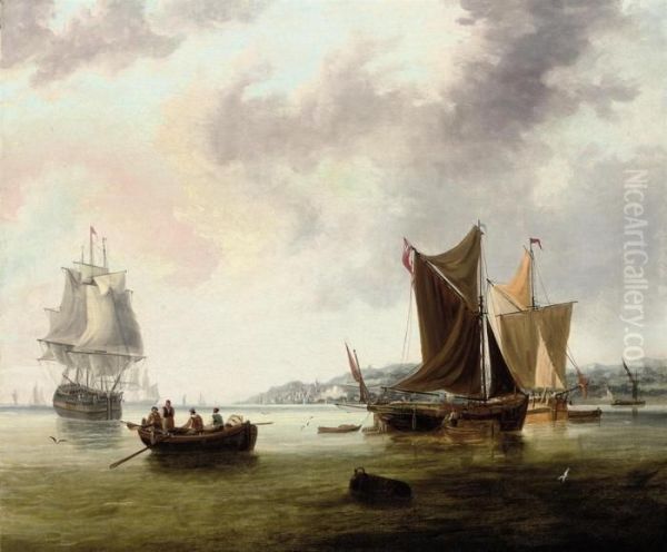 View Of Gravesend, Kent, With Shipping In The River - view 1