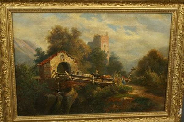 Entering The Village, Across An Old Bridge - view 1