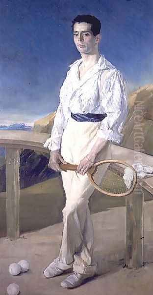 The Tennis Player - view 1
