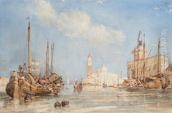 The Dogana Looking Towards San Giorgio Maggiore, Venice - view 1