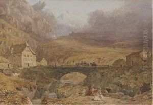 A View In The Bernese Oberland by James Duffield Harding