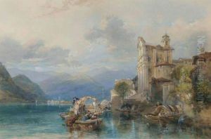 On The Italian Lakes by James Duffield Harding