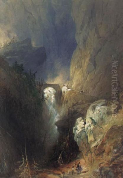 The Devil's Bridge, St Gothard, Switzerland - view 1