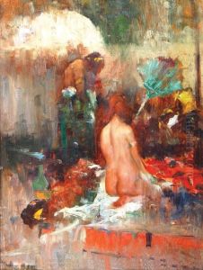 Harem Scene by Dudley Hardy