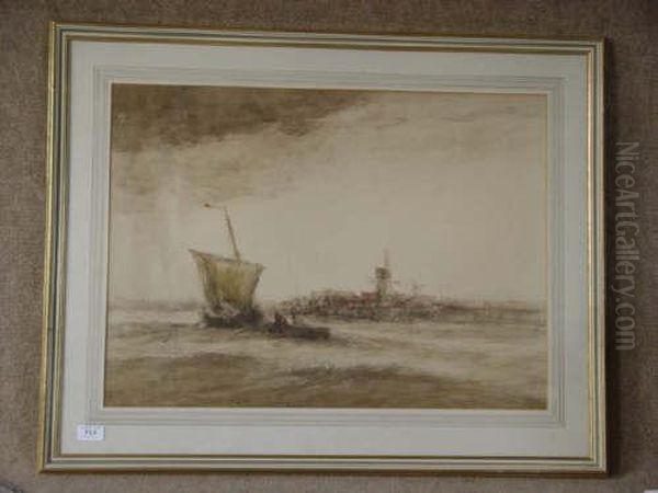 Sailing Boats With Windmill - view 1