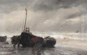 The Squall by Dudley Hardy
