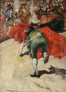 The Bullfight by Dudley Hardy