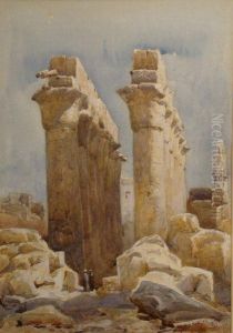 Columns At Karnak, Egypt
