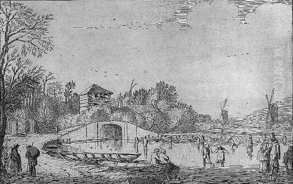 Skaters on a River 1616 - view 1