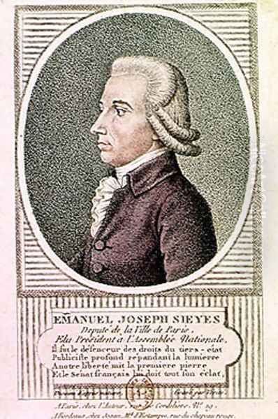Emmanuel Joseph Sieyes 1748-1836 - view 1