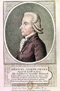Emmanuel Joseph Sieyes 1748-1836 by Jean Baptiste Verite