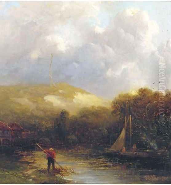 A river near the dunes - view 1