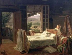 The Orphan, or Fatal Cholera, 1832 by Pierre Roch Vigneron