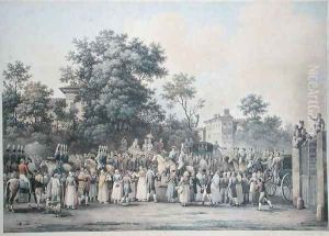 Louis-Antoine de France 1775-1844 Duc dAngouleme, at the Barriere de Vaugirard, 1814 by Nicolas Joseph Vergnaux