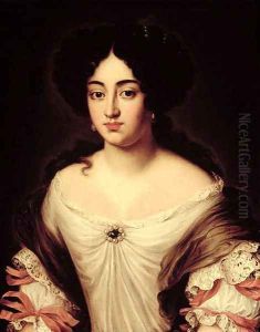 Portrait of a Lady, said to be Marie-Anne Mancini by Jacob Ferdinand Voet