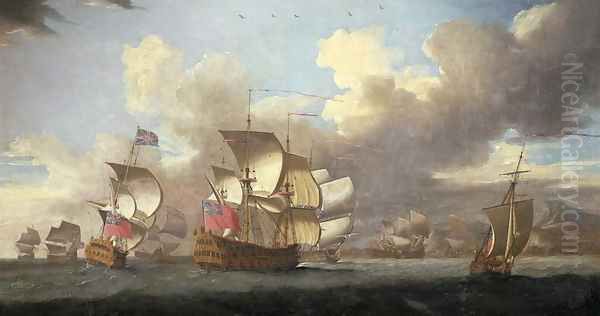 Sir George Byng in the straits of Messina - view 1