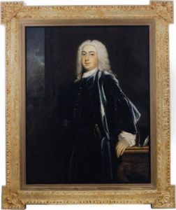 Portrait Of A Gentleman In A Blue Coat And A Wig by Joseph Highmore