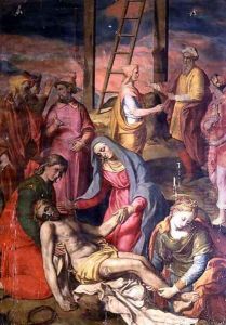 Deposition from the Cross, 1582 by Sebastiano Vini