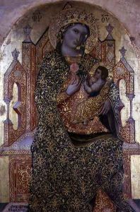 Madonna and Child Enthroned by Stefano Veneziano