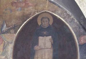 St. Thomas Aquinas, lunette by Giovanni Battista Vanni