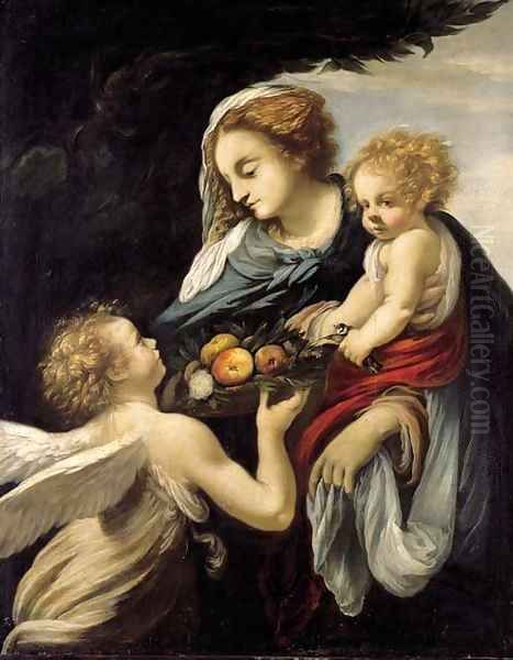 The Madonna and Child with an Angel - view 1