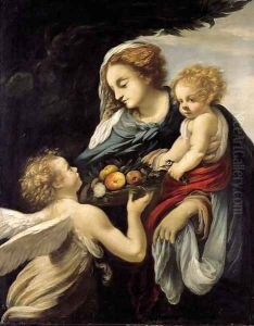 The Madonna and Child with an Angel