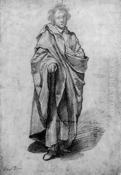 A man in a cloak - view 1