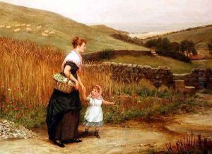Coming Home from Market by Arthur Langley Vernon