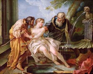 Suzanna and the Elders, 1746 by Joseph-Marie the Younger Vien