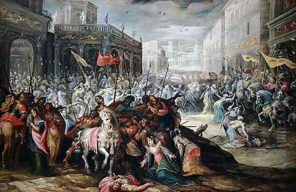 The Reconciliation between the Romans and the Sabines - view 1