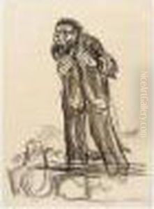 Der Agitationsredner (public Speaker Inciting The Crowd) by Kathe Kollwitz