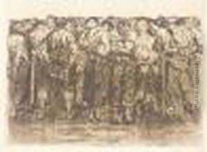 Bauernkrieg. Die Gefangenen (klipstein. 98.vi) by Kathe Kollwitz