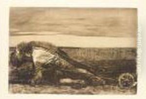 Bauernkrieg. Die Pfluger (klipstein 94.vi) by Kathe Kollwitz