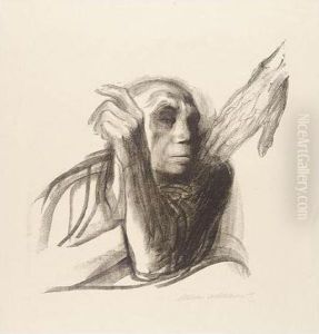 Tod. Ruf Des Todes (klipstein 263.b) by Kathe Kollwitz