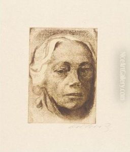 Selbstbildnis (klipstein 122) by Kathe Kollwitz