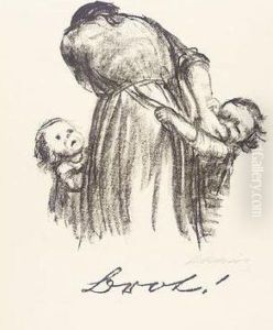 Brot (klipstein 196.iii) by Kathe Kollwitz