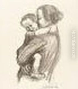 Mutter Mit Jungen (klipstein 246 Iii)