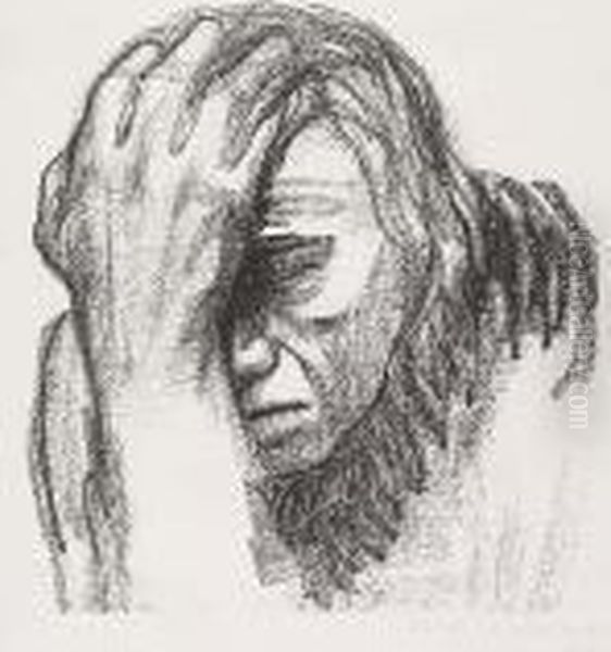 Nachdenkende Frau, I. Fassung - view 1